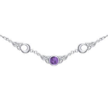 Magick Moon Sterling Silver Necklace TN164